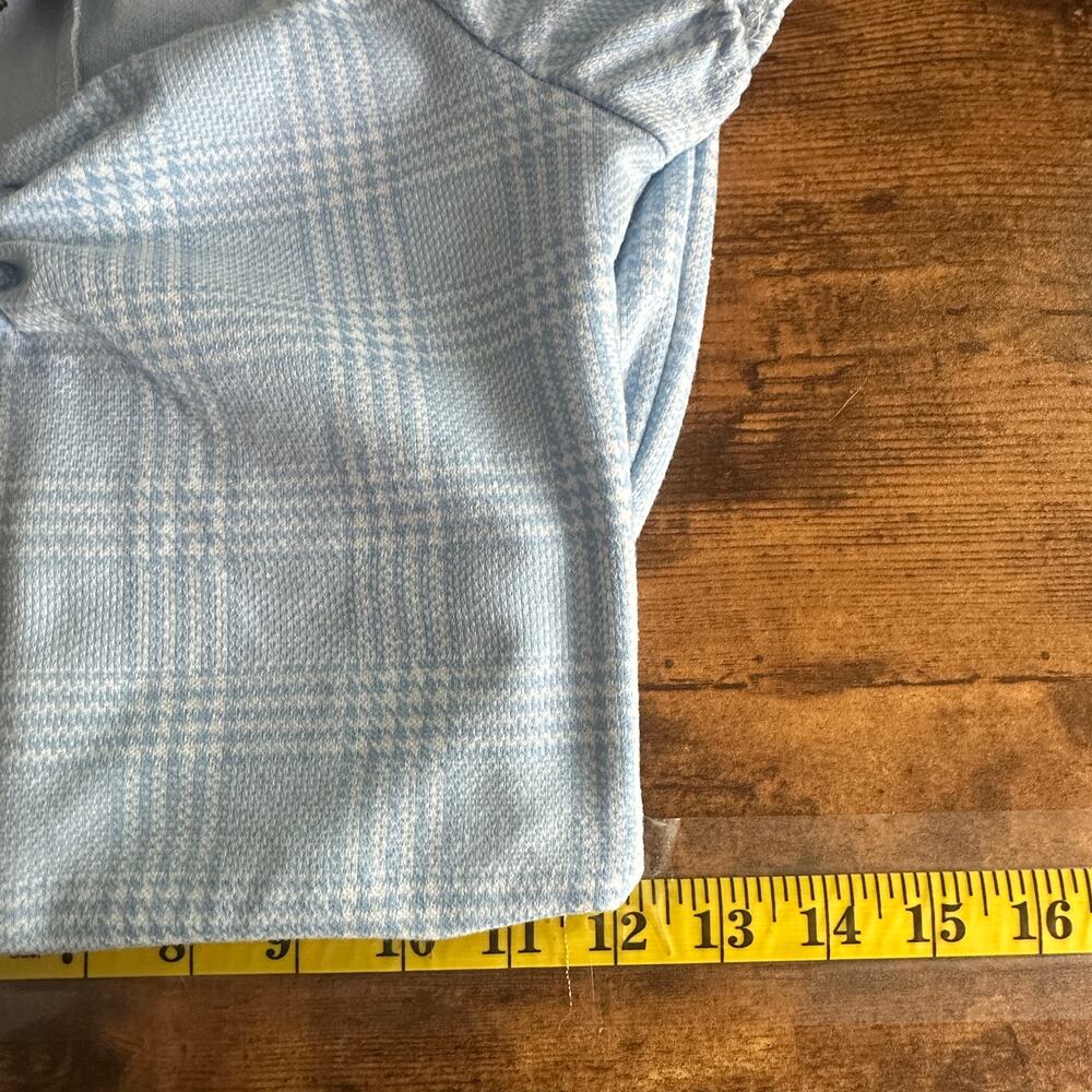 Rue21 Y2K Babydoll Plaid Dress XS Soft Girl Pastel Blue Coquette Sweetheart EUC - Picture 4 of 11